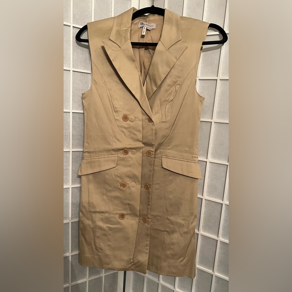 BCBG Generation Chai Tan/Nude Vest Shirt Dress